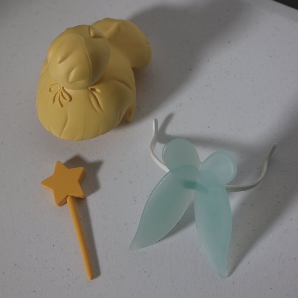 Lot of 3 Disney Parks Mr Mrs Potato Head Tinkerbell Wings Wand Hair